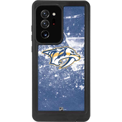 NHL Nashville Predators Frozen Galaxy Note20 Ultra 5G Waterproof Case
