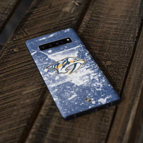NHL Nashville Predators Frozen Galaxy S10 Plus Skin