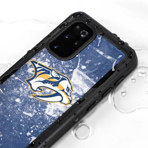 NHL Nashville Predators Frozen Galaxy S20 Plus Waterproof Case