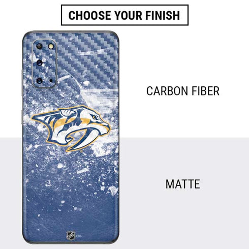 NHL Nashville Predators Frozen Galaxy S20 Skin