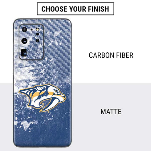 NHL Nashville Predators Frozen Galaxy S20 Ultra 5G Skin