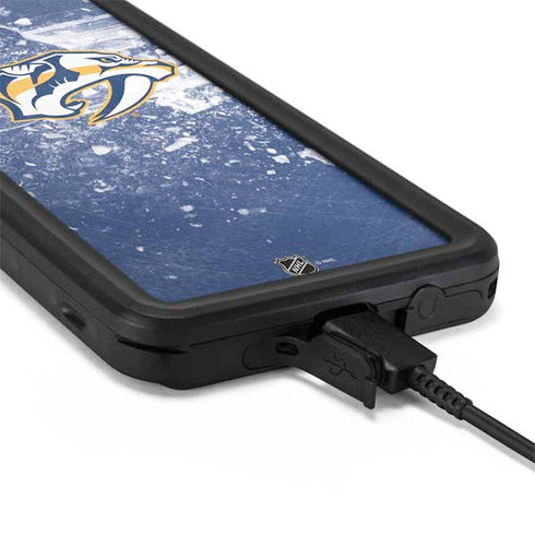 NHL Nashville Predators Frozen Galaxy S20 Waterproof Case