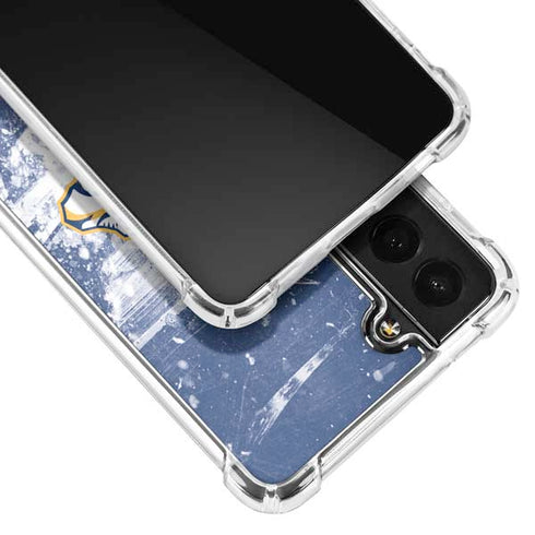 NHL Nashville Predators Frozen Galaxy S21 FE Clear Case