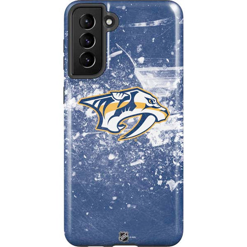 NHL Nashville Predators Frozen Galaxy S21 Plus 5G Pro Case