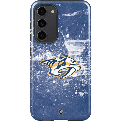 NHL Nashville Predators Frozen Galaxy S23 Plus Pro Case