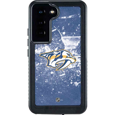 NHL Nashville Predators Frozen Galaxy S23 Waterproof Case