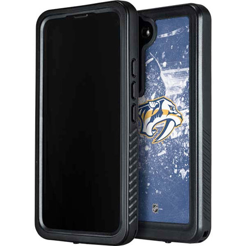 NHL Nashville Predators Frozen Galaxy S23 Waterproof Case