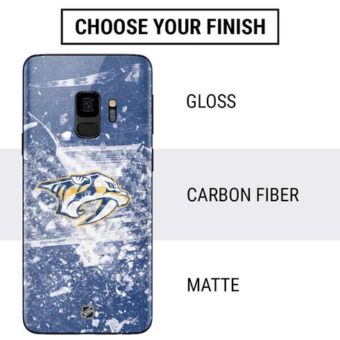 NHL Nashville Predators Frozen Galaxy S9 Skin