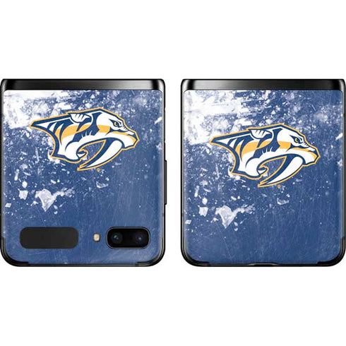NHL Nashville Predators Frozen Galaxy Z Flip Skin