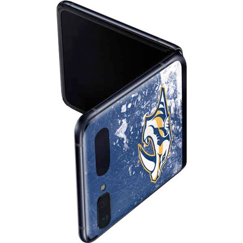 NHL Nashville Predators Frozen Galaxy Z Flip Skin