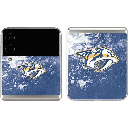 NHL Nashville Predators Frozen Galaxy Z Flip3 5G Skin