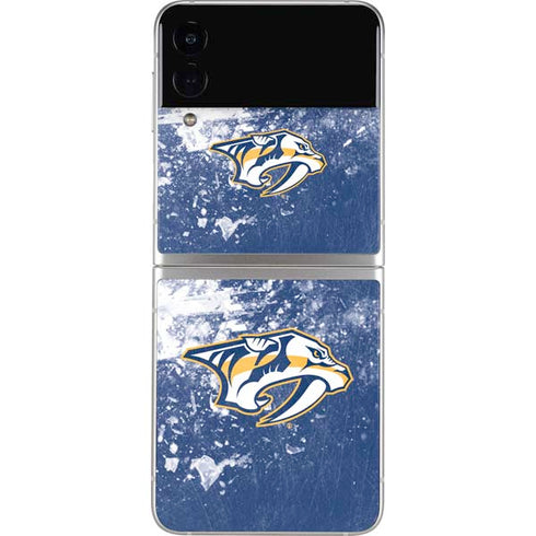 NHL Nashville Predators Frozen Galaxy Z Flip3 5G Skin