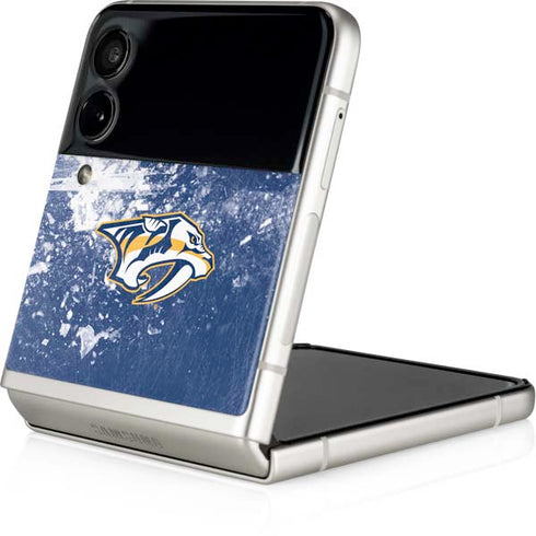 NHL Nashville Predators Frozen Galaxy Z Flip4 5G Skin