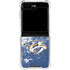 NHL Nashville Predators Frozen Galaxy Z Flip5 5G Clear Case