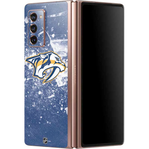 NHL Nashville Predators Frozen Galaxy Z Fold2 5G Skin