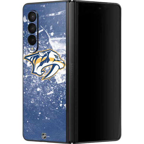 NHL Nashville Predators Frozen Galaxy Z Fold3 5G Skin