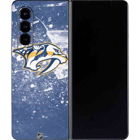 NHL Nashville Predators Frozen Galaxy Z Fold4 5G Skin