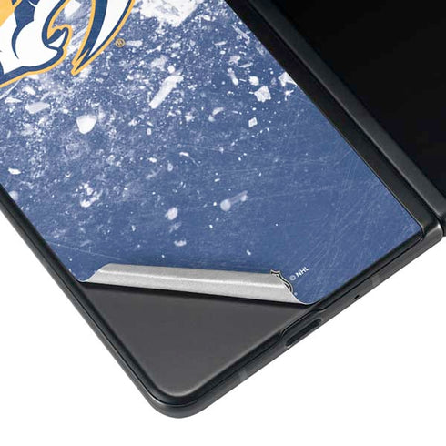 NHL Nashville Predators Frozen Galaxy Z Fold4 5G Skin