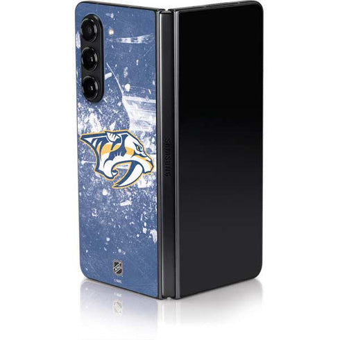 NHL Nashville Predators Frozen Galaxy Z Fold5 5G Skin