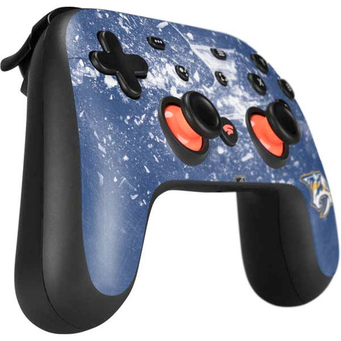 NHL Nashville Predators Frozen Google Stadia Controller Skin