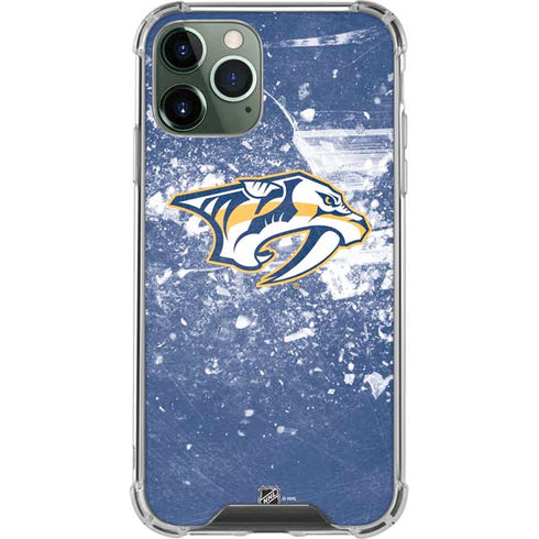 NHL Nashville Predators Frozen iPhone 11 Pro Max Clear Case
