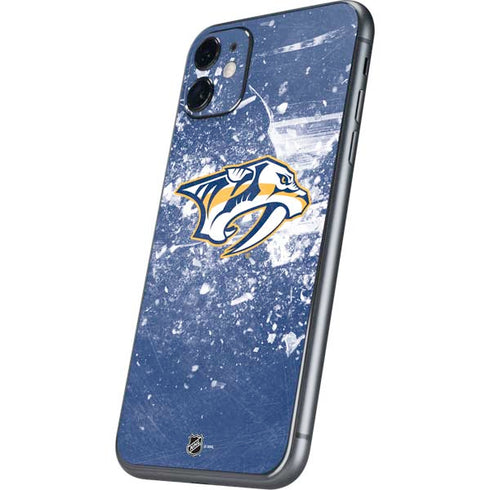 NHL Nashville Predators Frozen iPhone 11 Skin