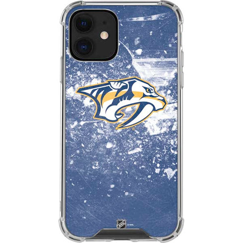 NHL Nashville Predators Frozen iPhone 12 Mini Clear Case