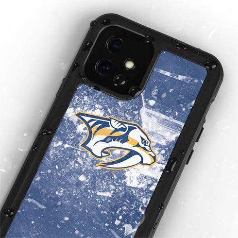 NHL Nashville Predators Frozen iPhone 12 Mini Waterproof Case