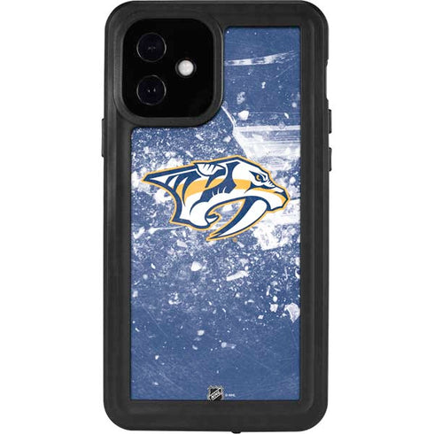NHL Nashville Predators Frozen iPhone 12 Waterproof Case