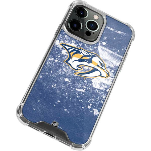 NHL Nashville Predators Frozen iPhone 13 Pro Clear Case