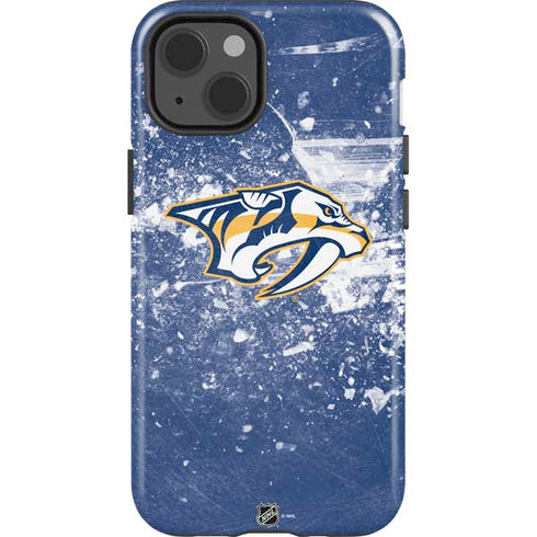 NHL Nashville Predators Frozen iPhone 15 Impact Case