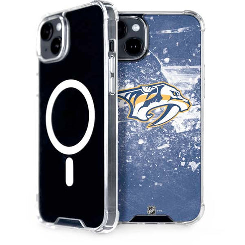 NHL Nashville Predators Frozen iPhone 15 Plus MagSafe Case