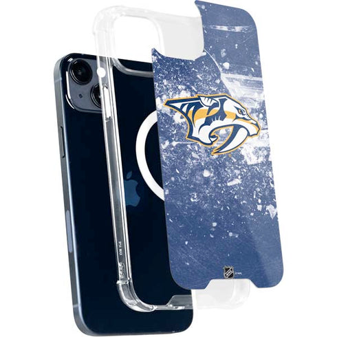 NHL Nashville Predators Frozen iPhone 15 Plus MagSafe Case