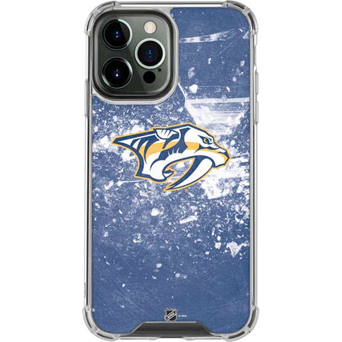 NHL Nashville Predators Frozen iPhone 14 Pro Max Clear Case
