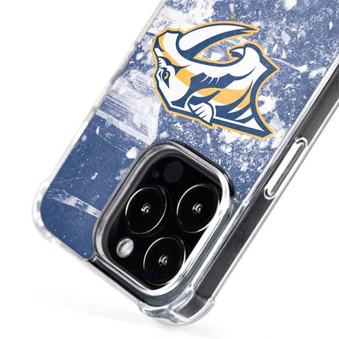 NHL Nashville Predators Frozen iPhone 14 Pro Max MagSafe Case