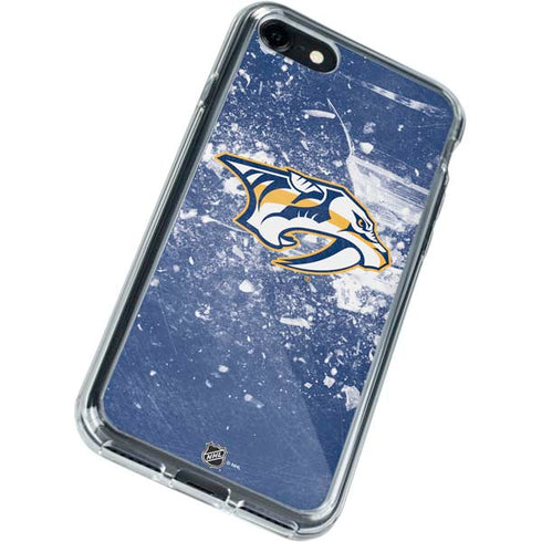 NHL Nashville Predators Frozen iPhone SE (2nd & 3rd Gen) Clear Case