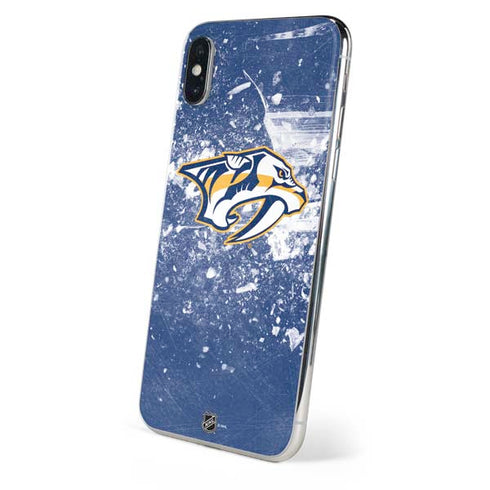 NHL Nashville Predators Frozen iPhone XS Skin