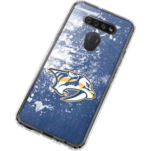 NHL Nashville Predators Frozen LG K51/Q51 Clear Case