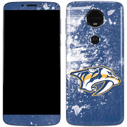 NHL Nashville Predators Frozen Moto E5 Plus Skin