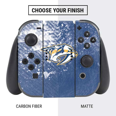 NHL Nashville Predators Frozen Nintendo Switch Bundle Skin