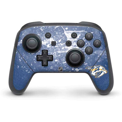 NHL Nashville Predators Frozen Nintendo Switch Pro Controller Skin