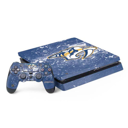 NHL Nashville Predators Frozen PS4 Slim Bundle Skin