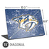 NHL Nashville Predators Frozen Universal Laptop 15in (12.2 x 8.8in) Skin