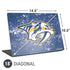 NHL Nashville Predators Frozen Universal Laptop 18in (14.6 x 10.6in) Skin