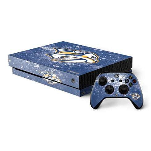 NHL Nashville Predators Frozen Xbox One X Bundle Skin