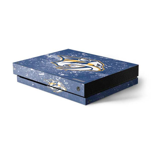 NHL Nashville Predators Frozen Xbox One X Console Skin