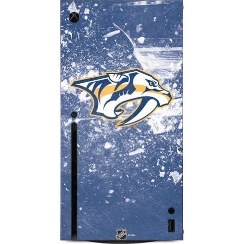 NHL Nashville Predators Frozen Xbox Series X Console Skin