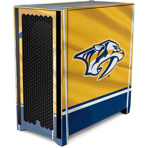 NHL Nashville Predators Jersey Corsair 4000D Tempered Glass Mid-Tower ATX Case Skin