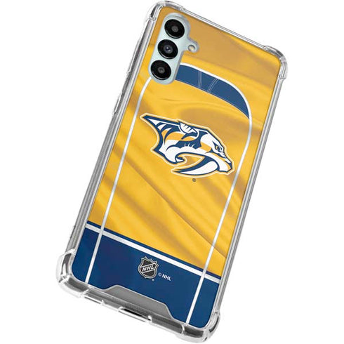 NHL Nashville Predators Jersey Galaxy A15 5G Clear Case