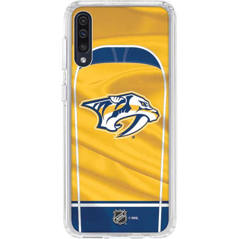 NHL Nashville Predators Jersey Galaxy A50 Clear Case